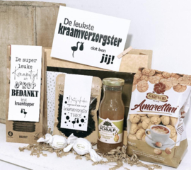 Bedankje kraamzorg | Pakket kraamtopper THEE