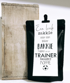 Koffie "Voetbal Trainer bedankt"