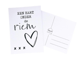 Kaart "Hart onder de riem"