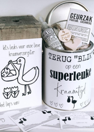 Bedankje kraamverzorgster “Terugblik Puur Zeep!”