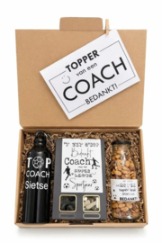 cadeau coach einde seizoen | Gepersonaliseerd cadeaupakket