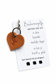 Troost cadeautje | Bescherm engel met kaart