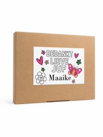 Klassencadeau juf of meester | Pakket vol vrolijke vlinders