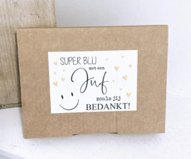 Cadeaubox voor de juf | Super blij luxe