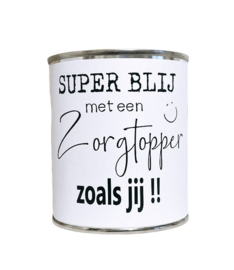 Cadeau blik | Zorgtopper