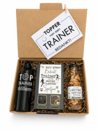 cadeau trainer einde seizoen | Gepersonaliseerd cadeau pakket