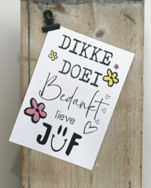 Juffen cadeau | Bloemenzaadjes groeien en bloeien