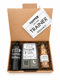 cadeau trainer einde seizoen | Gepersonaliseerd cadeau pakket