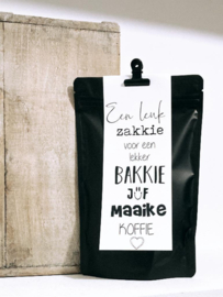 Koffie "Juf gepersonaliseerd"