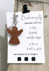 Kaart “Beschermengeltje met kaart”