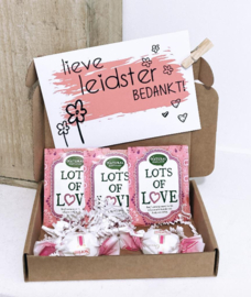 Cadeau leidster kinderopvang "Doosje lekkers leidster"