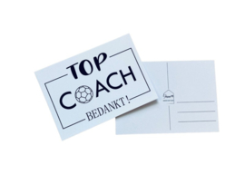 Cadeau handbal coach | cadeau blik topper van een coach