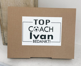cadeau voetbal COACH | pakket met voetballen
