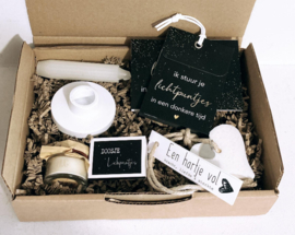 Troost cadeau | Luxe cadeaubox lichtpuntje voor jou