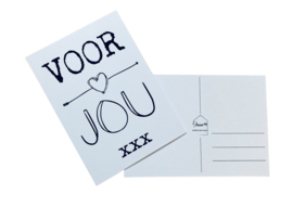 Kaart “Voor jou”