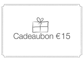 Cadeaubon € 15