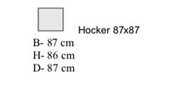 Hocker 87x87