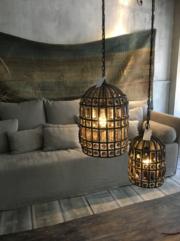 Betere Hoffz hanglamp Zardosi maat 38x25 (grootste) | HOFFZ Kroonluchters SO-95