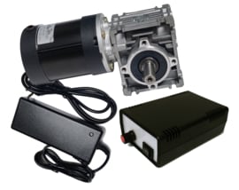 Borstelloze elektromotor set 150W 0 - 20 rpm