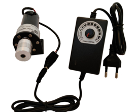 Elektromotor met regelaar 12W  0 - 10 omw/min