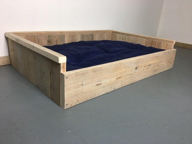 Wonderlijk Steigerhouten Hondenmand Max | Houten Hondenmanden | PuurhoutXL.nl MO-35