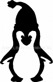Pinguïn met muts