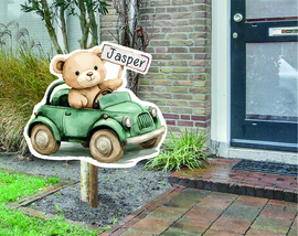 geboortebord ❤︎ raambord ❤︎ raamsticker | boswachter 043
