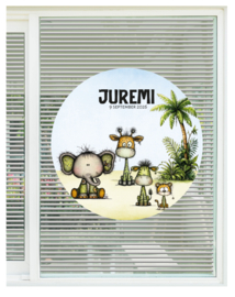 geboortebord ❤︎ raambord ❤︎ raamsticker | savannah 075