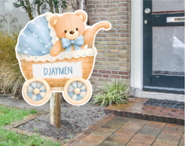 geboortebord ❤︎ raambord ❤︎ raamsticker | beer 078
