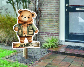 geboortebord ❤︎ raambord ❤︎ raamsticker | beer 088