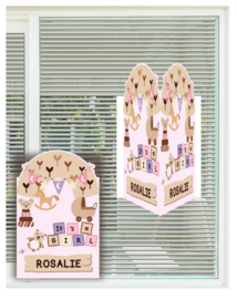 geboortebord ❤︎ raambord ❤︎ raamsticker | girl 093