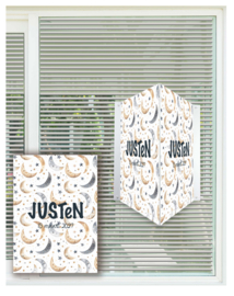 geboortebord ❤︎ raambord ❤︎ raamsticker | manen 099