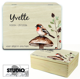 Doos | roodborstje 123