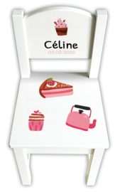 Stoel cupcake