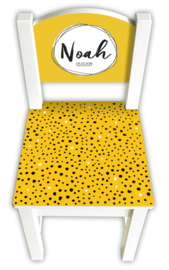 Stoeltje met naam Dots *Kies je kleur*