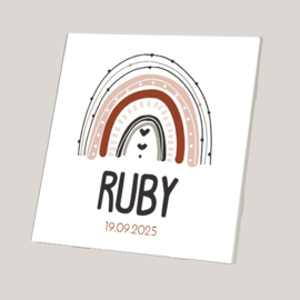 Tegeltje | regenboog 067