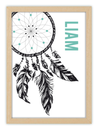 Geboorteposter met naam - DREAMCATCHER