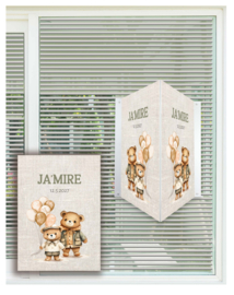 geboortebord ❤︎ raambord ❤︎ raamsticker | beer 088