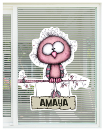 geboortebord ❤︎ raambord ❤︎ raamsticker | sillybird 074