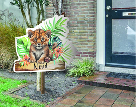 geboortebord ❤︎ raambord ❤︎ raamsticker | leeuw 045