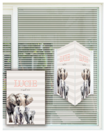 geboortebord ❤︎ raambord ❤︎ raamsticker | olifanten 120