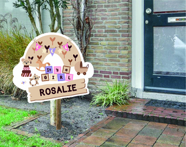 geboortebord ❤︎ raambord ❤︎ raamsticker | girl 093