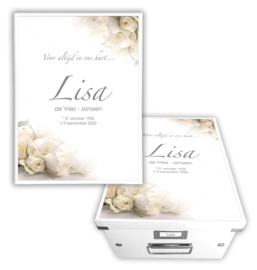 Memorybox Witte rozen