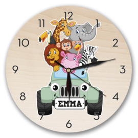Klok | Jungle dieren in Jeep 004