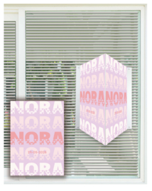 geboortebord ❤︎ raambord ❤︎ raamsticker | naam 065