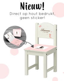 Stoeltje/krukje | geboortekaartje 000