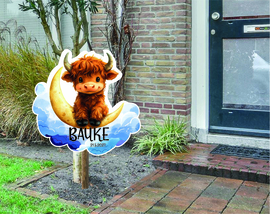 geboortebord ❤︎ raambord ❤︎ raamsticker | hooglander 082