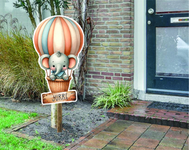 geboortebord ❤︎ raambord ❤︎ raamsticker | olifant 035