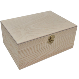 Houten kist A5 formaat (zie keuzemenu bij product)