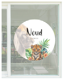 Raamsticker | leeuw 045